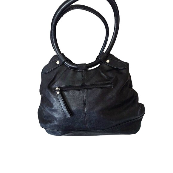 RELIC Black Hobo Multi-Compartment Faux Leather Shoulder Bag Purse - Picture 6 of 12